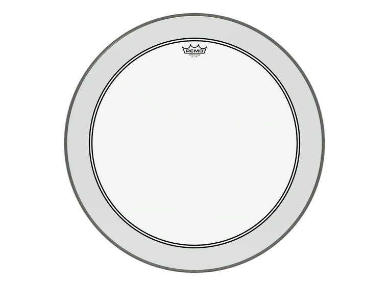 Remo P3-1326-C2 Powerstroke 3 Clear m/Slam Patch 26 Basstr. 